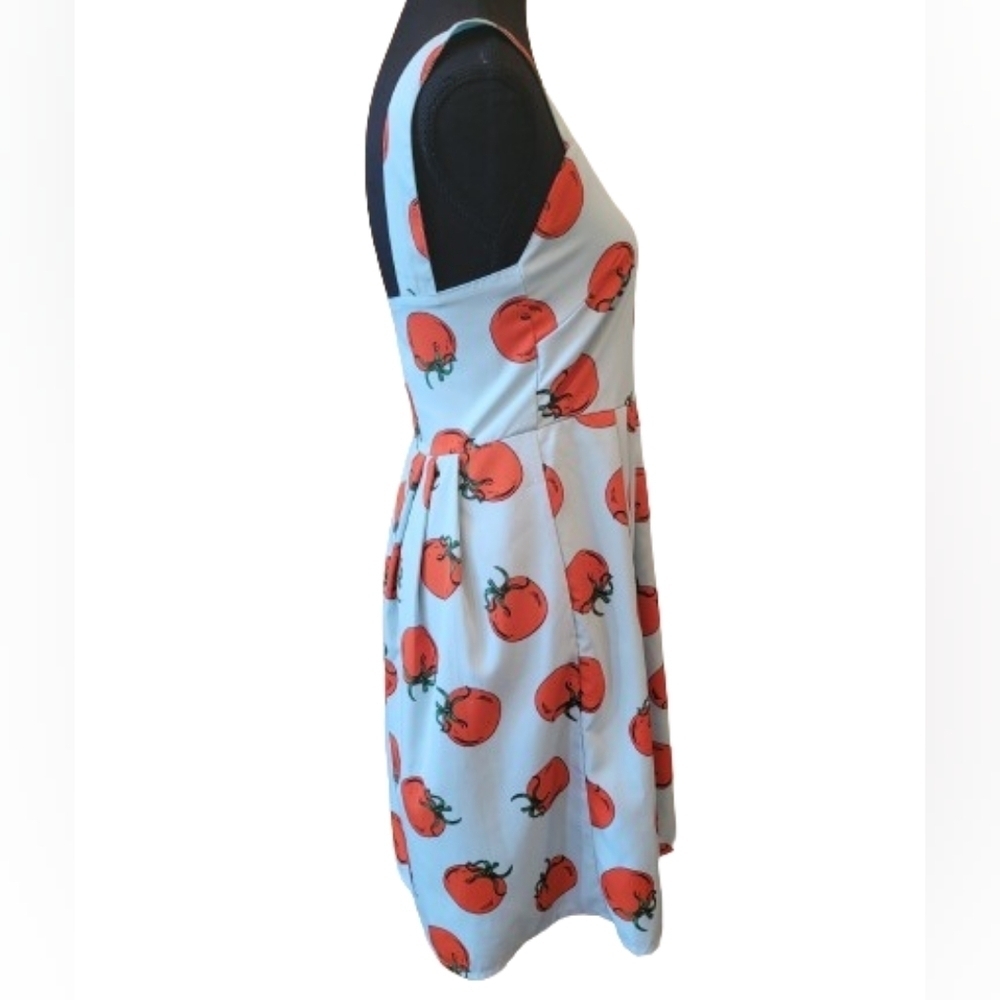 COMPAÑIA FANTASTICA Tomato Collection Lined Sundress, Designed in Spain - Picture 7 of 16